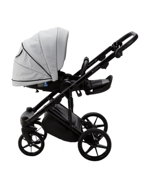 Детская коляска Adamex Lumi Air Deluxe 2 в 1 L-SA03 (СВ.СЕРАЯ КОЖА)