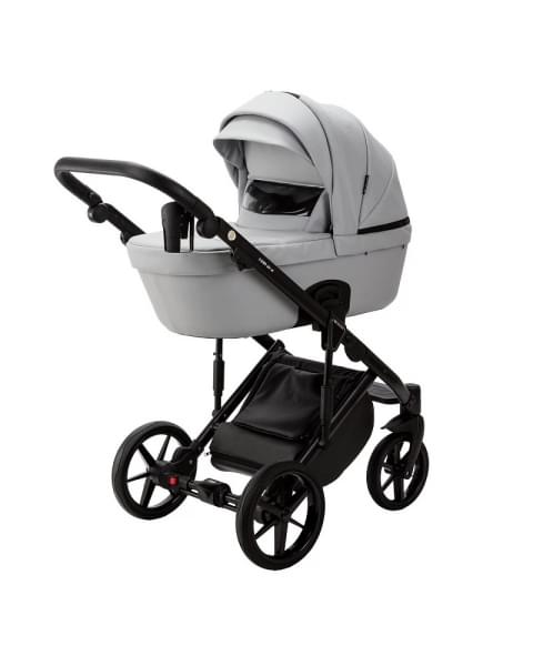 Детская коляска Adamex Lumi Air Deluxe 2 в 1 L-SA03 (СВ.СЕРАЯ КОЖА)
