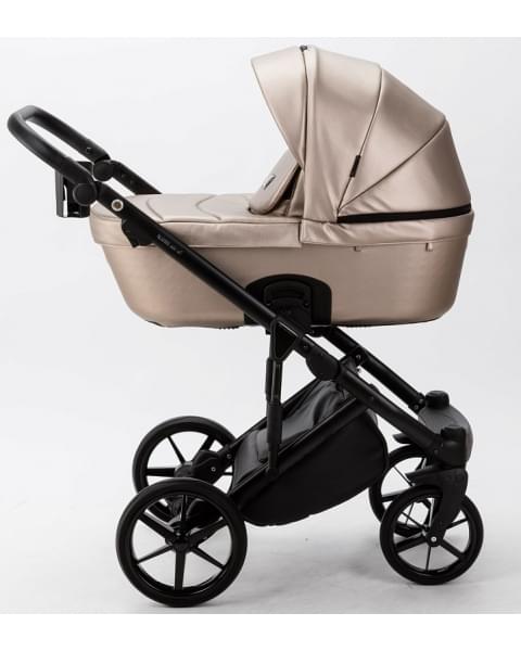 Детская коляска Adamex Lumi Air Deluxe 2 в 1 L-SM06 (БЕЖЕВАЯ ПЕРЛ. КОЖА)