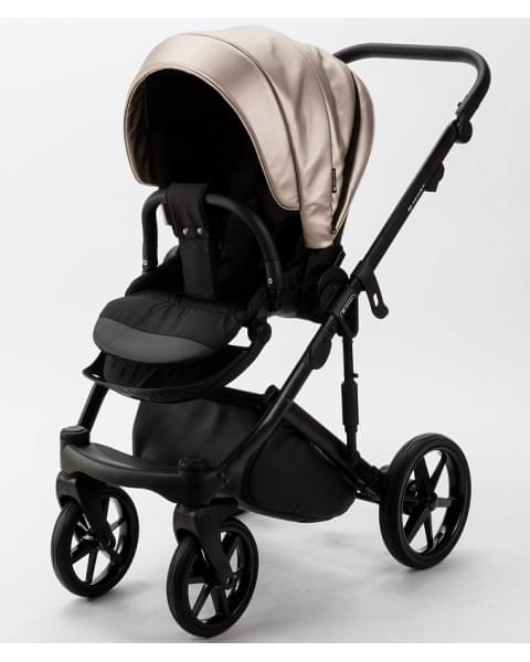 Детская коляска Adamex Lumi Air Deluxe 2 в 1 L-SM06 (БЕЖЕВАЯ ПЕРЛ. КОЖА)