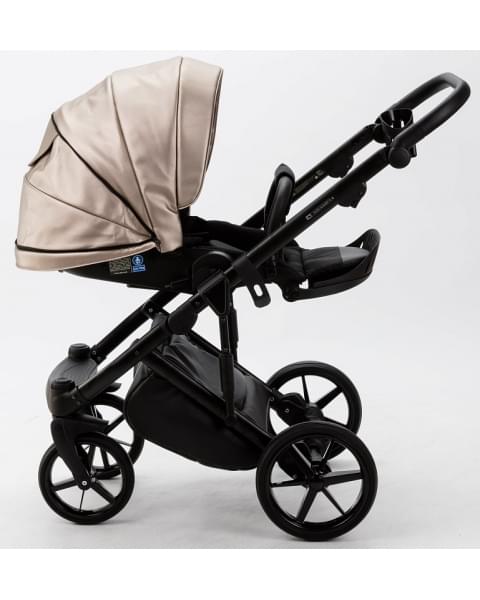Детская коляска Adamex Lumi Air Deluxe 2 в 1 L-SM06 (БЕЖЕВАЯ ПЕРЛ. КОЖА)