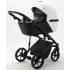 Детская коляска Adamex Mobi Deluxe 2 в 1 M-SD01 (БЕЛАЯ+ЧЕРНАЯ КОЖА)