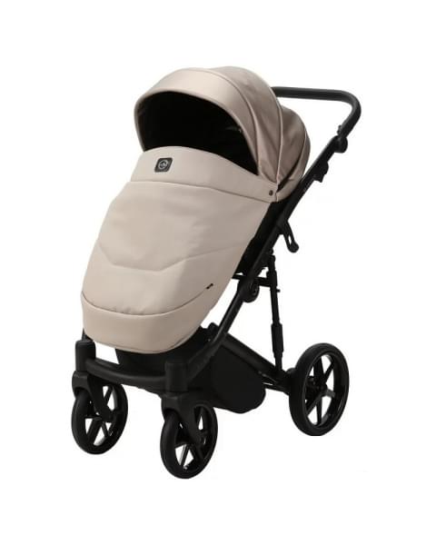 Детская коляска Adamex Mobi Deluxe 2 в 1 M-SD10 (БЕЖЕВЫЙ ПЕРЛ+СВЕТЛО-БЕЖ.КОЖА)
