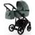 Детская коляска Adamex Nola Deluxe 3 в 1 N-SA20 (СЕРО-ЗЕЛЕНАЯ КОЖА)
