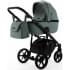 Детская коляска Adamex Nola Deluxe 3 в 1 N-SA20 (СЕРО-ЗЕЛЕНАЯ КОЖА)