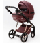 Детская коляска Adamex Quantum Superstar Deluxe 2 в 1 Q-STAR141-K (БОРДОВ.КОЖА+БОРДОВ.ДНО+РОЗОВ.ЗОЛОТО.РАМА)