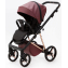 Детская коляска Adamex Quantum Superstar Deluxe 2 в 1 Q-STAR141-K (БОРДОВ.КОЖА+БОРДОВ.ДНО+РОЗОВ.ЗОЛОТО.РАМА)