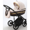 Детская коляска Adamex Rimini 2 в 1 RI84-TIP СВ.БЕЖЕВО-РОЗОВ+Т.КОРИЧНЕВ.КОЖА+ЗОЛОТО.ОТДЕЛКА
