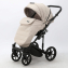 Детская коляска Adamex Rimini Deluxe 2 в 1 RI213 СВ.БЕЖ.КОЖА+БЕЖ.ПЕРЛ.ОТДЕЛКА