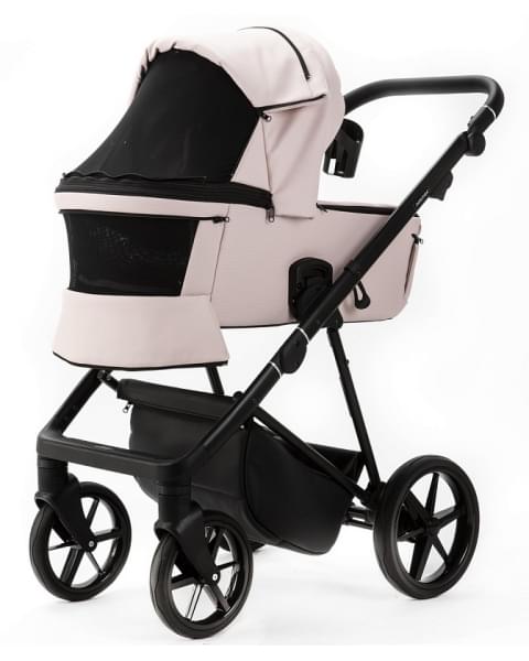 Детская коляска Adamex Vasco Deluxe 3 в 1 V-SA15 (СВ.РОЗОВАЯ КОЖА)