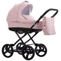 Детская коляска AroTeam Cocoline Prima 3 в 1 01 св.розовая кожа