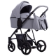 Детская коляска Bebetto Flavio Pro 2 в 1 04 серо-голубая кожа