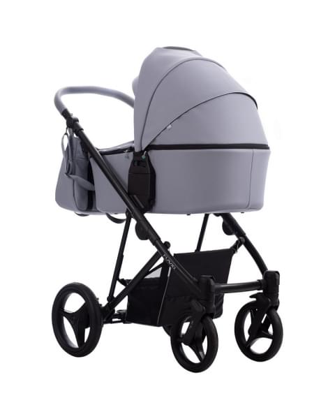 Детская коляска Bebetto Flavio Pro 2 в 1 04 серо-голубая кожа