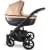 Детская коляска Bexa Ideal Eco 2 в 1 IE03 черный+т.бежевая кожа