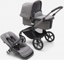 Детская коляска Bugaboo Fox 5 Complete 2 в 1 Graphite/Grey Melange/Grey Melange