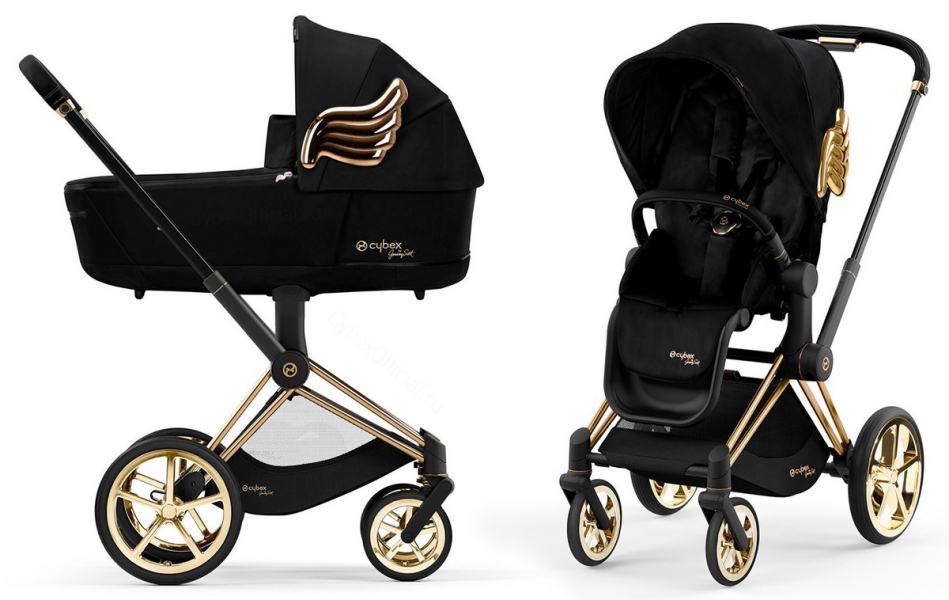 Детская коляска Cybex Priam IV 2 в 1 FE JS Wings