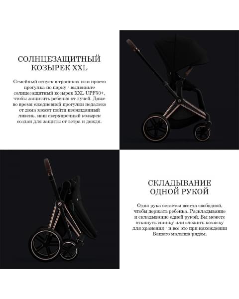 Детская коляска Cybex Priam IV 2 в 1 FE JS Wings