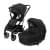 Детская коляска Iningbaby Sevila 2 в 1 black/черный