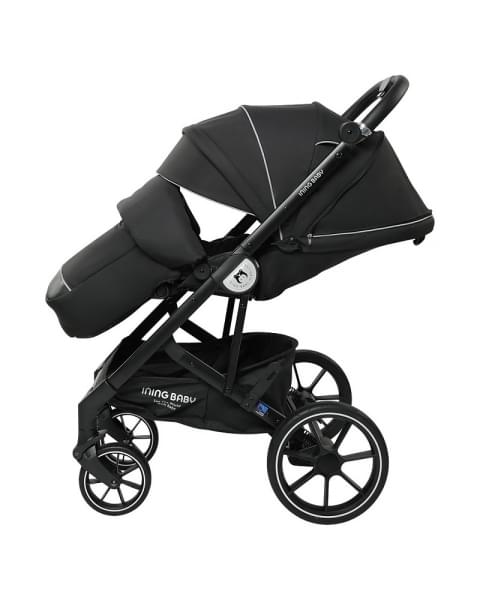 Детская коляска Iningbaby Sevila 2 в 1 black/черный
