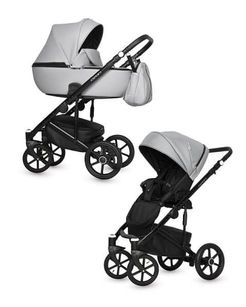 Детская коляска Riko Basic Ozon 2 в 1 05 светло-серый