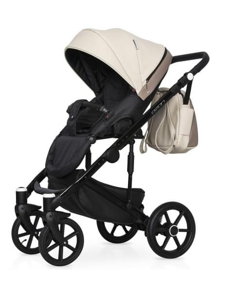 Детская коляска Riko Basic Ozon Ecco 3 в 1 25 слоновая кость-бежевый