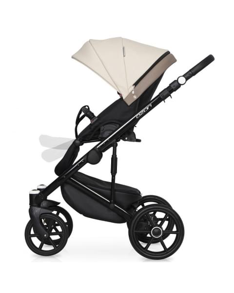 Детская коляска Riko Basic Ozon Ecco 3 в 1 25 слоновая кость-бежевый