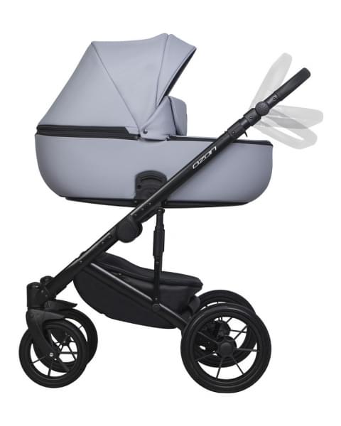 Коляска 3 в 1 Riko Basic Ozon Pastel серый 04