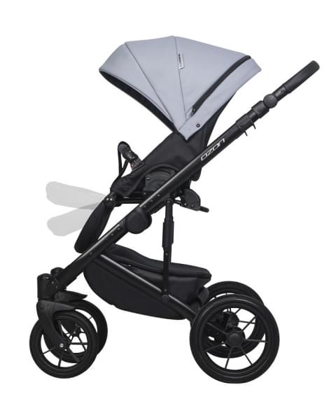 Коляска 3 в 1 Riko Basic Ozon Pastel серый 04