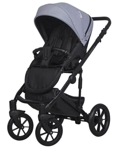 Коляска 3 в 1 Riko Basic Ozon Pastel серый 04