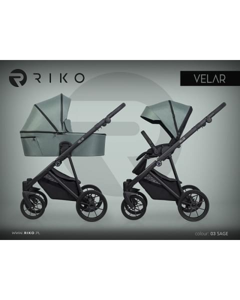 Детская коляска Riko Velar 2 в 1 03 Sage (зеленый)