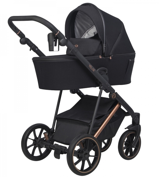 Детская коляска Riko Velar 2 в 1 05 Magma (черный)
