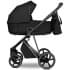 Детская коляска Roan Sol Vintage Luxury 2 в 1 VIN 05/CB Caviar Black/Nickel/руч.Black