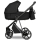 Детская коляска Roan Sol 2.0 Vintage Luxury 2 в 1 VIN 05/CB Caviar Black/Nickel/руч.Black