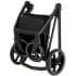 Детская коляска Roan Sol Кожа 3 в 1 с автокреслом Tutis Elo Lux EduSky Black RSL/2024 White/Black/руч.Тем.коричневый