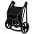 Детская коляска Roan Sol Кожа 3 в 1 с автокреслом Tutis Elo Lux EduSky Black RSL/2027 Black /Black/руч.Черный