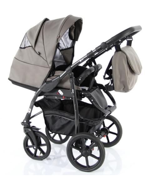 Детская коляска Sevillababy Stilo 2 в 1 St-02 т. серый экокожа