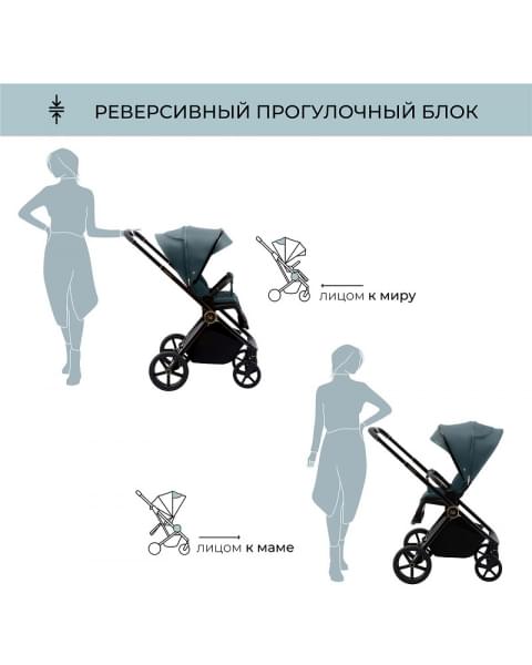 Детская коляска Sweet Baby Elegante 2 в 1 GL Blue