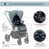 Детская коляска Sweet Baby Elegante 2 в 1 GL Blue