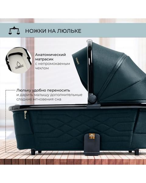 Детская коляска Sweet Baby Elegante 2 в 1 GL Blue