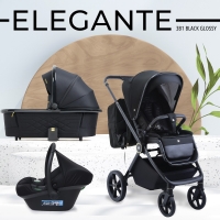 Детская коляска Sweet Baby Elegante 3 в 1 GL Black