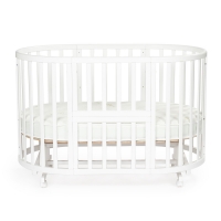 Детская кроватка Bebizaro Heirloom маятник поперечный BZHMM/01/VA WHITE