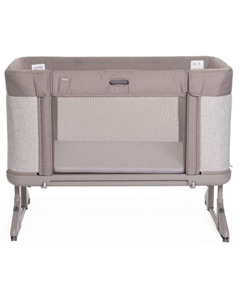 Детская приставная кроватка Chicco Next2Me Forever, Almond (Бежевый)