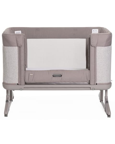 Детская приставная кроватка Chicco Next2Me Forever, Almond (Бежевый)