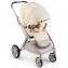 Детская прогулочная коляска Happy Baby Luna 360 beige (flowers) nova