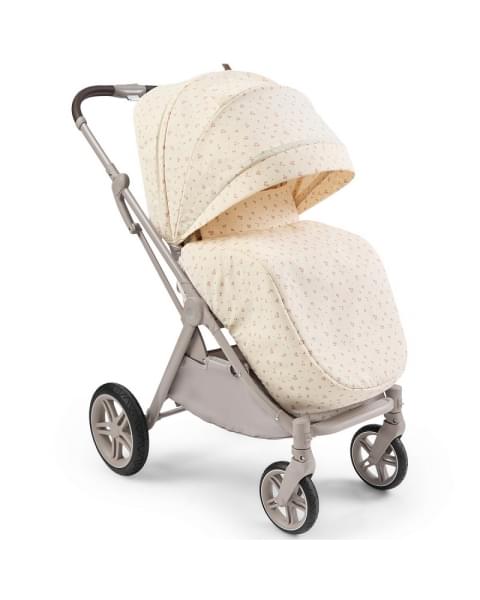 Детская прогулочная коляска Happy Baby Luna 360 beige (flowers)