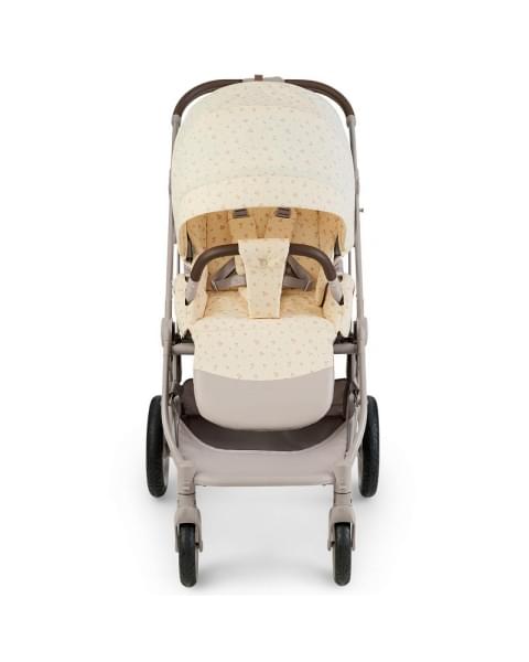 Детская прогулочная коляска Happy Baby Luna 360 beige (flowers)
