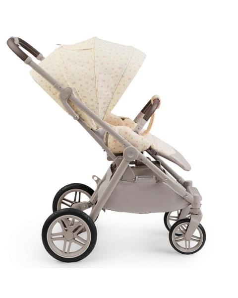 Детская прогулочная коляска Happy Baby Luna 360 beige (flowers)