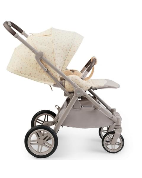 Детская прогулочная коляска Happy Baby Luna 360 beige (flowers)