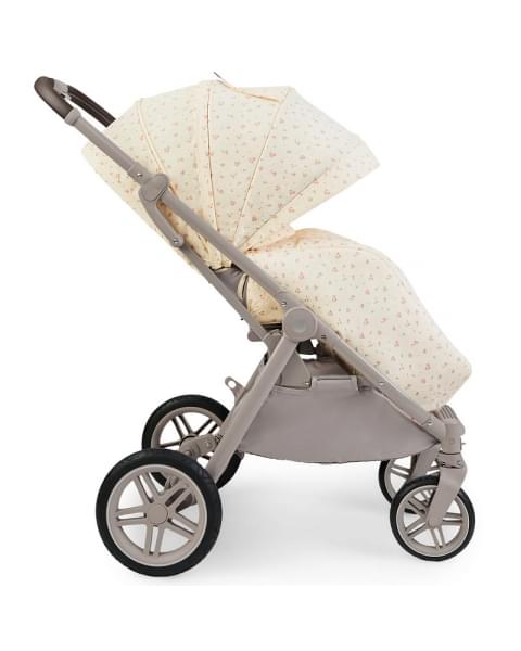 Детская прогулочная коляска Happy Baby Luna 360 beige (flowers)