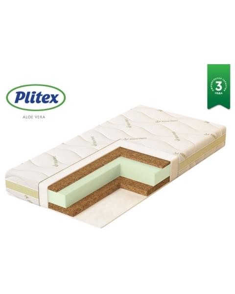 Детский матрас Plitex Aloe Vera Comfort 119х60х12 см. AB-01/1